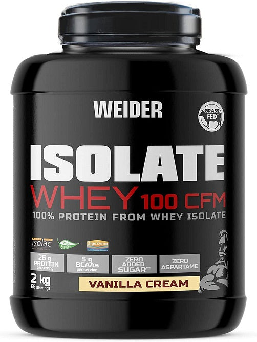 Weider Isolate Whey 100 CFM, Vaniļas krēms - 2000g