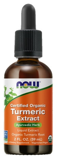 NOW Foods kurkumos ekstrakta šķidrums – 59 ml.