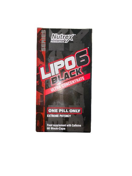 Nutrex Lipo-6 Black Ultra Concentrate, īpaši spēcīgs – 60 melnās kapsulas