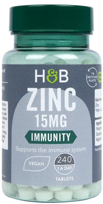 Holland & Barrett cinks, 15 mg – 240 tabletes