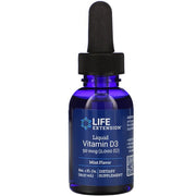 Life Extension Šķidrs D3 vitamīns ilgmūžībai, 50 mkg (piparmētru) – 29 ml.