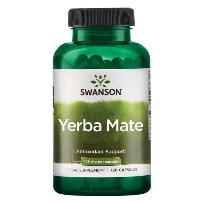 Swanson Yerba Mate, 125 mg – 120 kapsulas