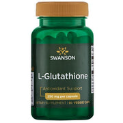 Swanson L-glutationas, 250 mg – 60 kapsulas