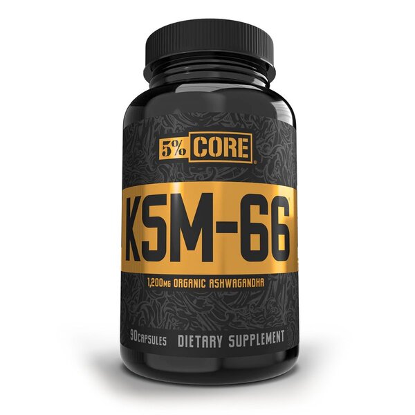 5% Nutrition KSM-66 – Core sērija – 90 kapsulas