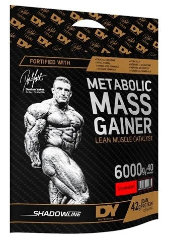 Dorian Yates metabolisma masas palielināšanas līdzeklis, zemeņu garša – 6000 g