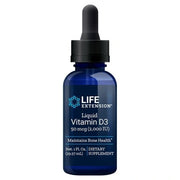 Life Extension Šķidrais D3 vitamīns ilgmūžībai, 50 mcg – 29 ml.