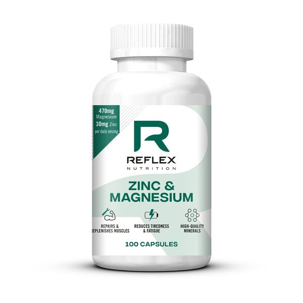Reflex Nutrition cinka un magnija aromāts – 100 kapsulas