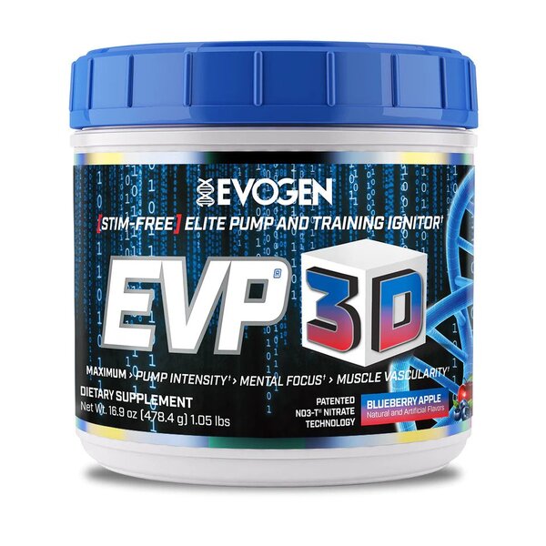 Evogen EVP 3D, melleņu un ābolu garša – 478 g