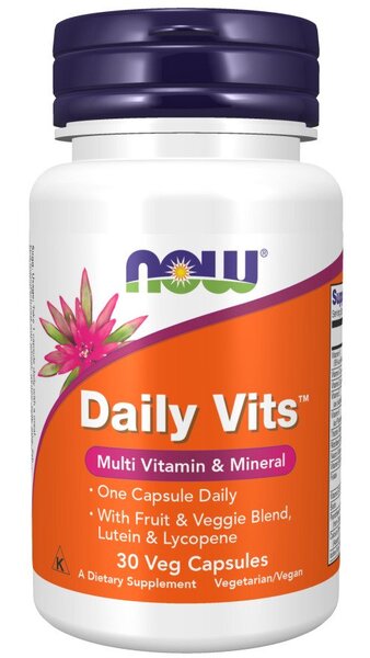 Produkto nuotrauka: NOW Foods Daily Vits - 30 kapsulių