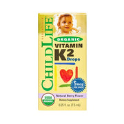 ChildLife K2 vitamīna pilieni, dabīgo ogu garša – 7 ml.