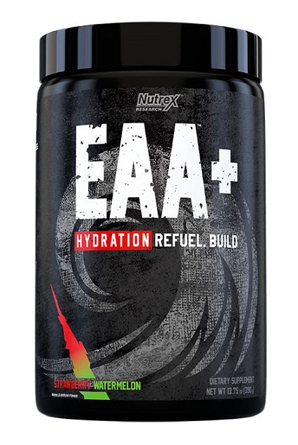 Nutrex EAA + Hydration, zemeņu un arbūzu garša – 390 g