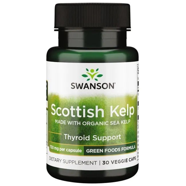 Swanson Skotu brūnaļģes, 750 mg – 30 kapsulas