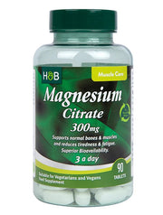 Holland & Barrett magnija citrāts, 300 mg – 90 tabletes