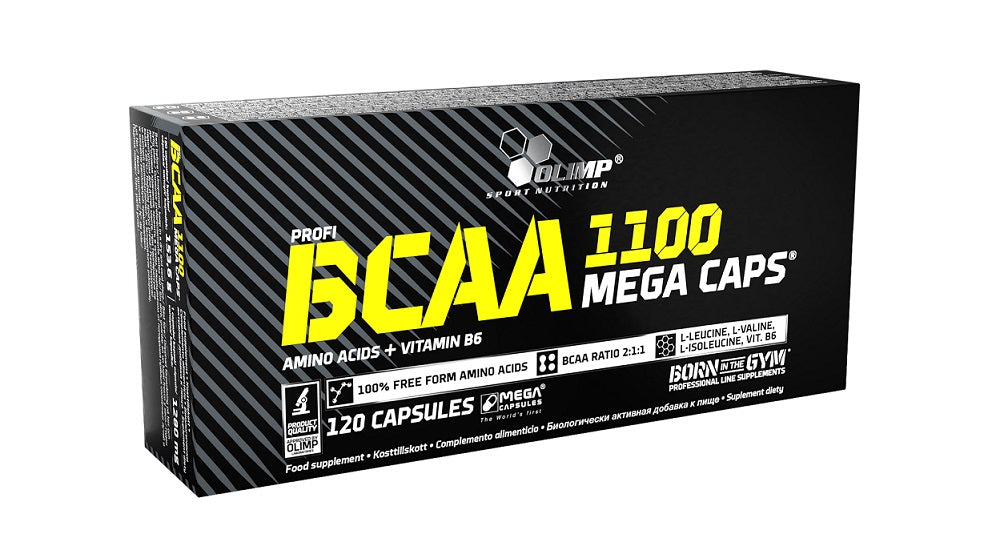 Olimp Nutrition BCAA 1100 Mega kapsulas - 120 kapsulas
