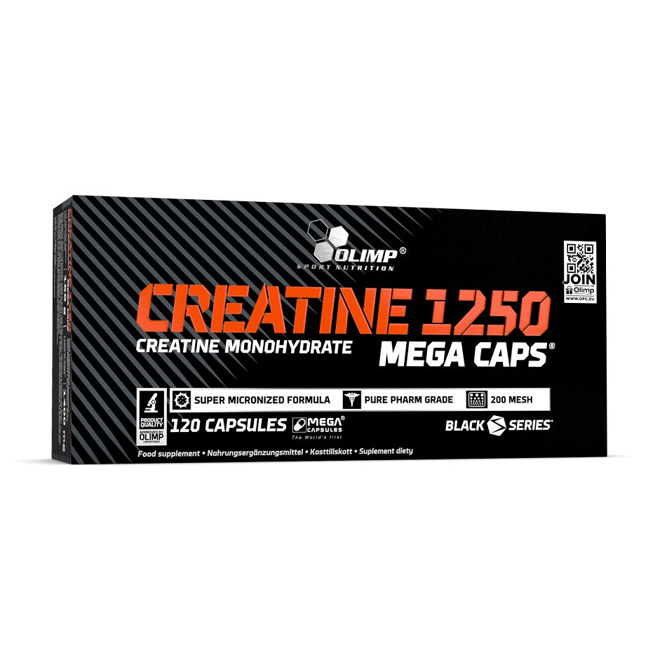 Olimp Nutrition kreatīns 1250 mega kapsulas – 120 kapsulas