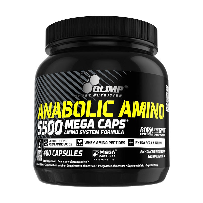 Olimp Nutrition Anabolic Amino 5500, Mega kapsulas - 400 kapsulas