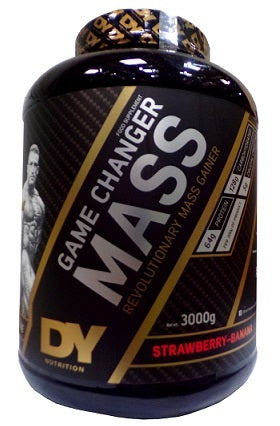 Dorian Yates Game Changer Mass, zemeņu un banānu garša – 3000 g