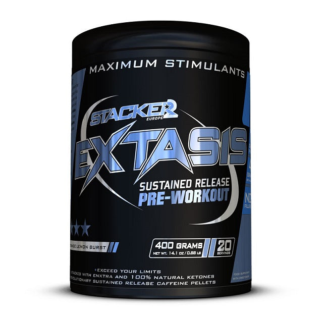 Stacker2 Europe Extasis, dzēriens ar apelsīnu un citronu garšu – 400 g