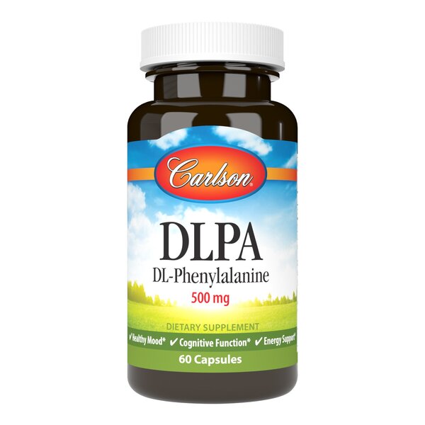 Carlson Labs DLPA, 500 mg - 60 kapsulu