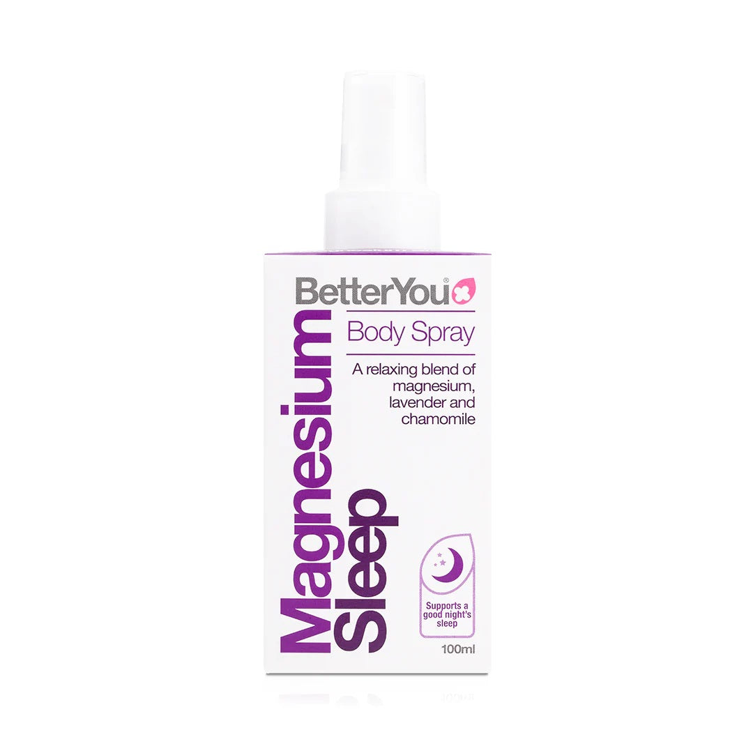 BetterYou magnija miega aerosols ķermenim – 100 ml.