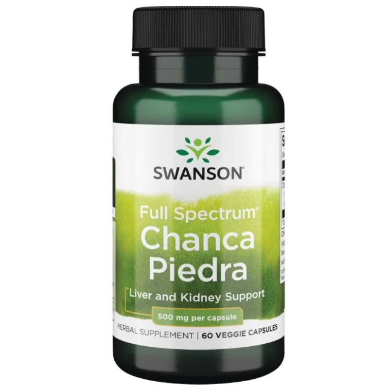 Swanson Pilna spektra Chanca Piedra, 500 mg – 60 kapsulas