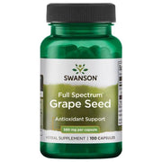 Swanson pilna spektra vīnogu sēklu ekstrakts, 380 mg – 100 kapsulas
