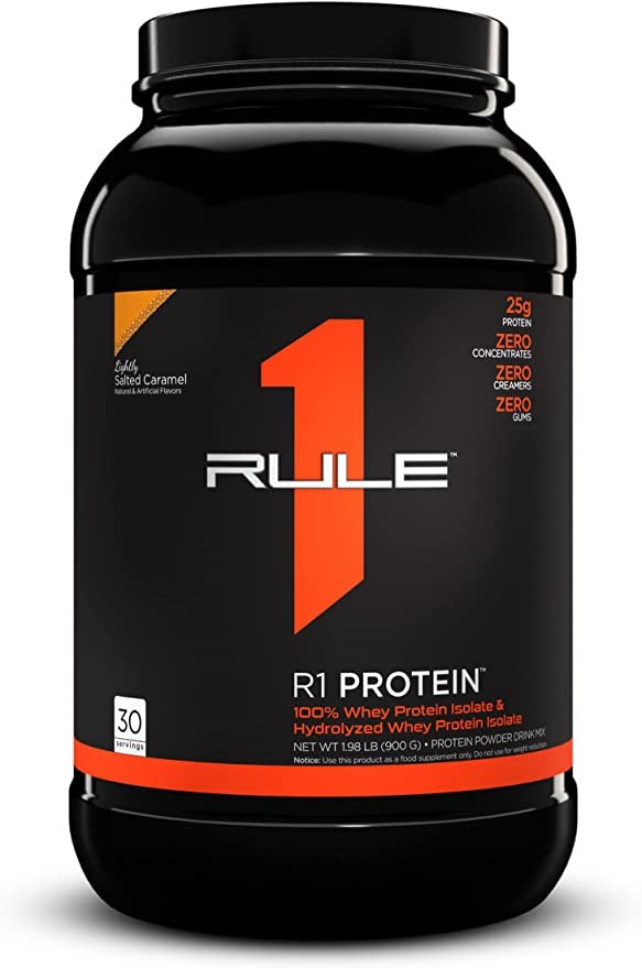 Rule One R1 proteīna šokolāde, viegli sālīta karamele - 900 g