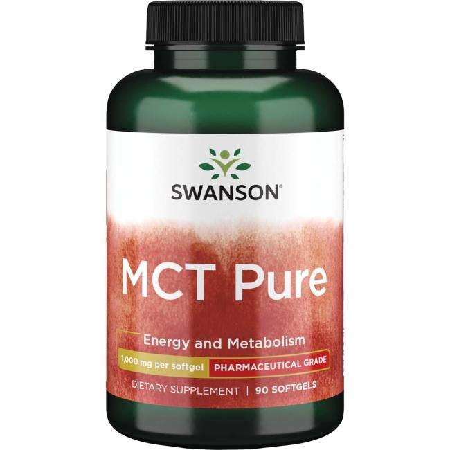 Swanson MCT Pure, 1000 mg – 90 kapsulas