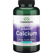 Swanson Albion kalcijs, 180 mg – 180 kapsulas