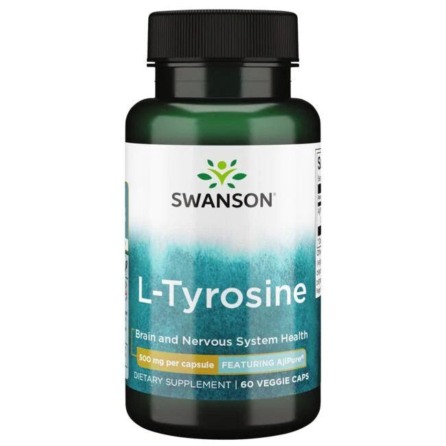 Swanson L-tirozīns, 500 mg – 60 kapsulas
