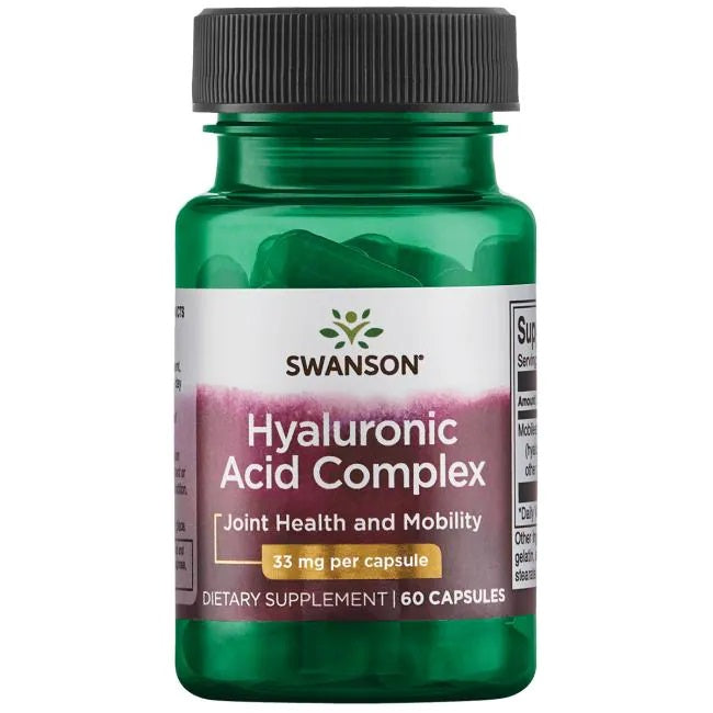 Swanson hialuronskābes komplekss, 33 mg – 60 kapsulas