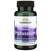 Swanson Albion kālijs, 99 mg – 90 kapsulas