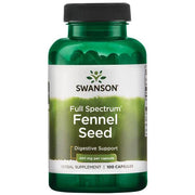Swanson plaša spektra fenheļa sēklas, 480 mg – 100 kapsulas