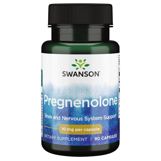 Swanson Pregnenolone, 10 mg – 90 kapsulas