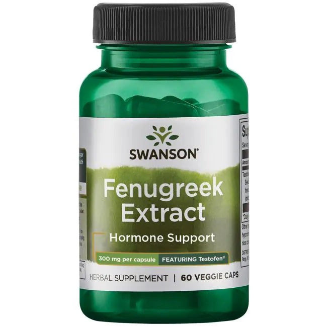 Swanson grieķu trigonellas ekstrakts, 300 mg – 60 kapsulas