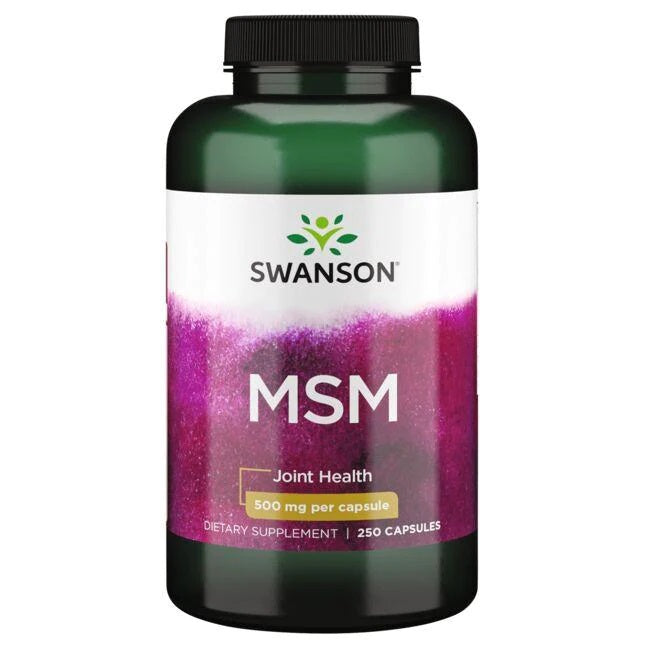 Swanson MSM, 500 mg – 250 kapsulas