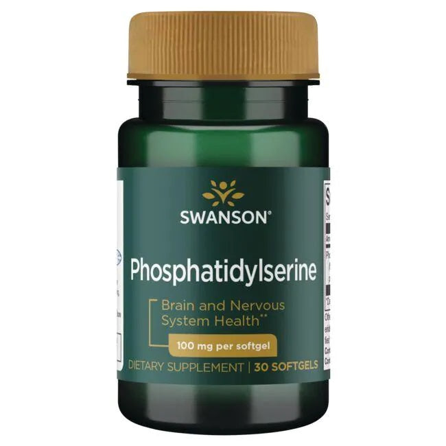Swanson fosfatidilserīns, 100 mg – 30 kapsulas