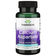 Swanson kalcija aspartāts, 200 mg elementārā kalcija – 60 kapsulas