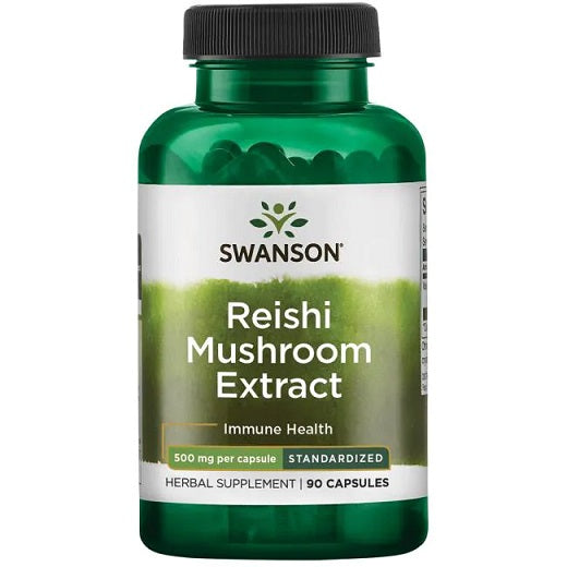 Swanson Reishi sēņu ekstrakts, 500 mg – 90 kapsulas