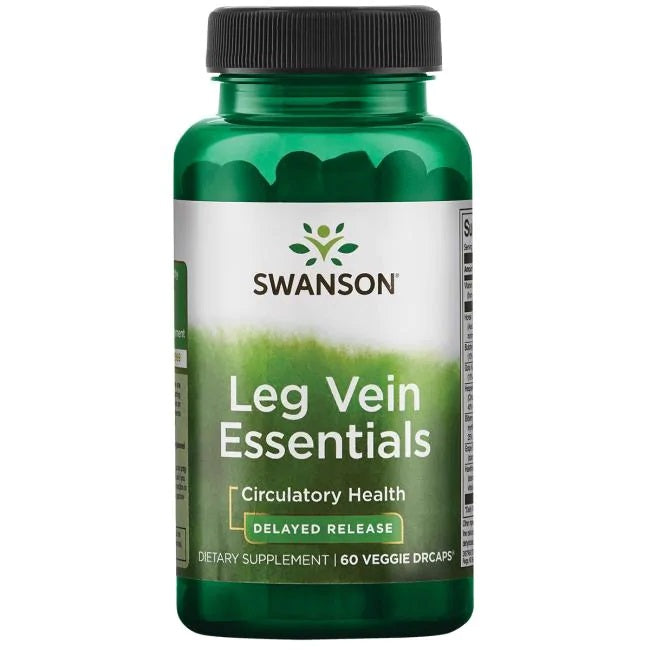 Swanson Leg Vein Essentials, ilgstošās darbības – 60 kapsulas