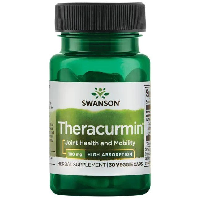 Swanson Theracurmin, 100 mg augsta uzsūkšanās – 30 kapsulas