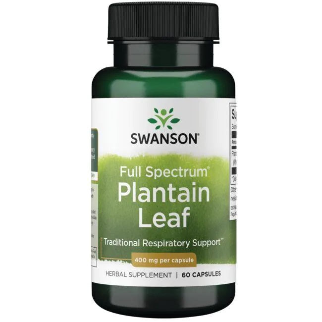 Swanson Plaša spektra ceļmallapas, 400 mg – 60 kapsulas