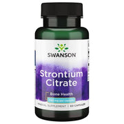 Swanson stroncija citrāts, 340 mg – 60 kapsulas