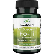 Swanson pilna spektra Fo-Ti, 500 mg – 60 kapsulas