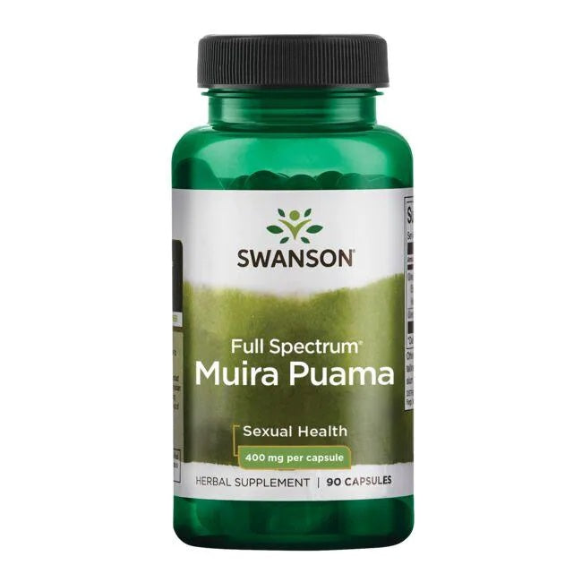 Swanson Full Spectrum Muira Puama, 400 mg – 90 kaps.