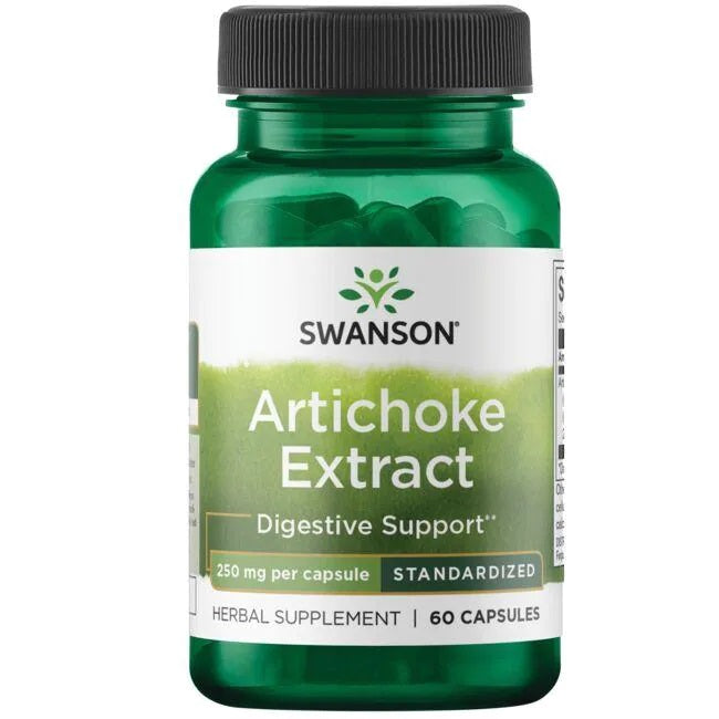 Swanson Artišoku ekstrakts, 250 mg – 60 kapsulas