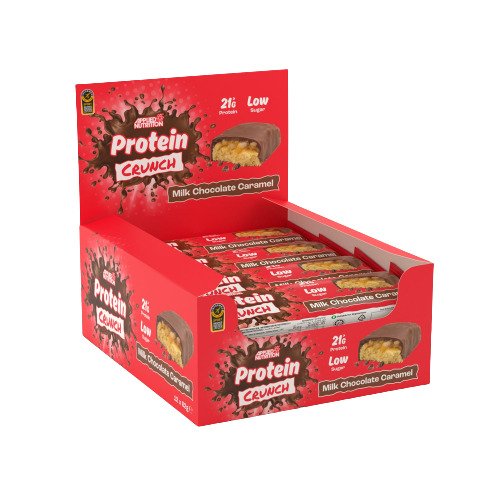 Applied Nutrition Applied Protein Crunch batoniņš, piena šokolādes un karameļu garša – 12 x 62 g