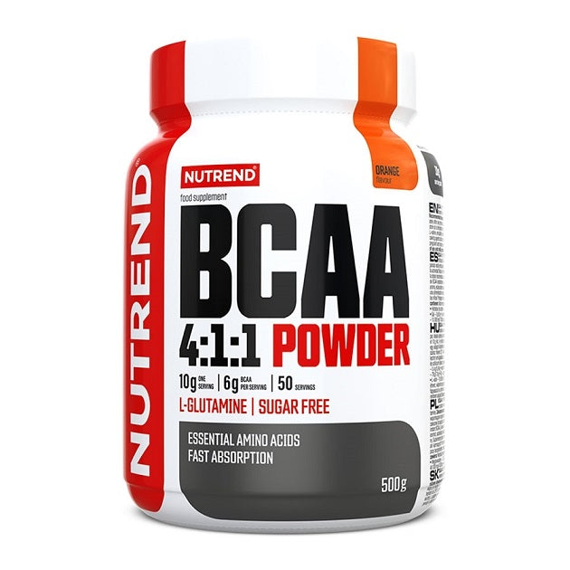 Nutrend BCAA 4:1:1 pulveris, apelsīnu garša - 500 g