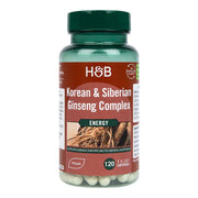 Holland & Barrett Korejas un Sibīrijas žeņšeņa komplekss – 120 kapsulas