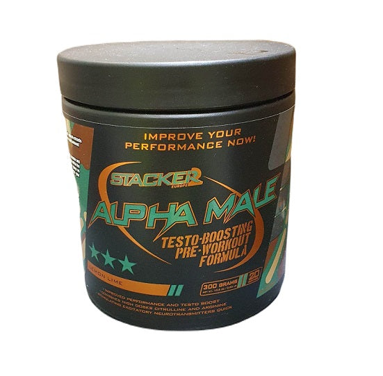 Stacker2 Europe Alpha Male, citronu un laima garša – 300 g